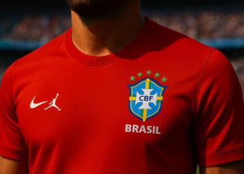 Seleção brasileira terá camisa reserva vermelha na Copa do Mundo de 2026, diz site