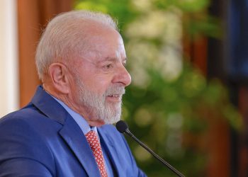 Lula durante entrevista coletiva à imprensa (Foto: Ricardo Stuckert/PR)