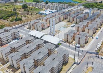 Unidades habitacionais do Minha Casa, Minha Vida no Residencial Cidade Jardim I, no Residencial Cidade Jardim, Conjunto José Walter, em Fortaleza (Foto: Ricardo Stuckert/PR)