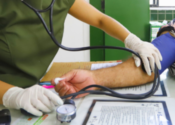 A pressão alta é uma doença que ocorre quando a medida da pressão se mantém acima de 14 por 9 (Foto: Joelton Barboza/HRVJ)