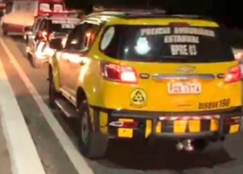 Segundo a Secretaria da Segurança Pública, o condutor da motocicleta tem 26 anos e atua como motociclista por aplicativo (Foto: Reprodução)