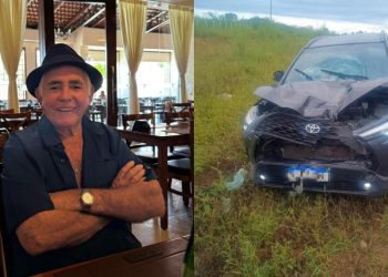 Francisco Carneiro de Araújo fazia sua caminhada matinal de rotina quando foi surpreendido pelo veículo (Foto: Arquivo Pessoal/Reprodução)