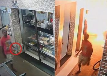 Suspeito de cometer o crime foi preso (Foto: Reprodução)