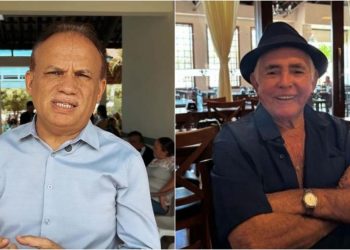 Prefeito Marcone Tavares de Luna (esquerda) declarou ter tido amizade com idoso (direita) atropelado por filho (Foto: Reprodução/Instagram)