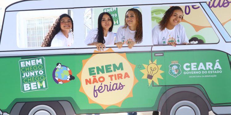 Projeto “Enem Não Tira Férias” é lançado para intensificar preparação de alunos da rede pública estadual
