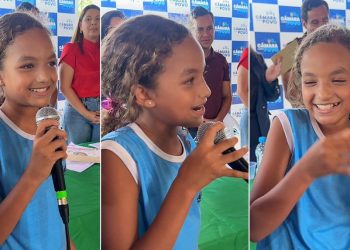 “Ninguém aguenta mais soja”: aluna de 9 anos reclama da merenda escolar em Juazeiro do Norte