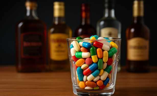 Misturar álcool com medicamentos: um risco real que vai além dos antibióticos