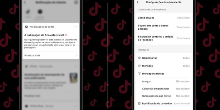TikTok vai notificar pais sobre postagens de filhos adolescentes; saiba como ativar