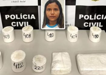 Polícia prende jovem com 5 kg de cocaína em ônibus que vinha para o Cariri