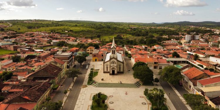 Vista aérea de Assaré (Foto: Divulgação/Assaré)