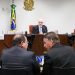 Interrogatório de Jair Bolsonaro no dia 9 de junho de 2025 em processo por tentativa de golpe de Estado (Foto: Gustavo Moreno/STF)