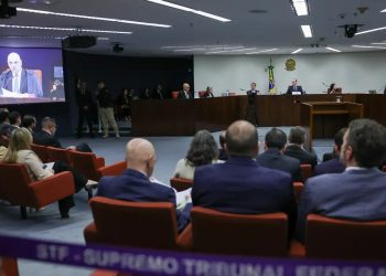 Na terça-feira (9), às 9h, a sessão será aberta pelo presidente da Primeira Turma, ministro Cristiano Zanin (Foto: Fabio Rodrigues-Pozzebom/Agência Brasil)