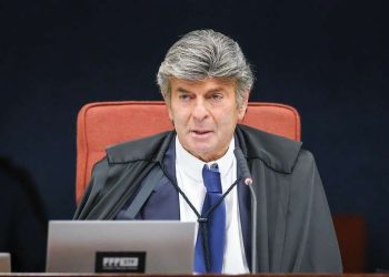 Ministro do STF, Luiz Fux, foi o terceiro a votar no julgamento do núcleo 1 da trama golpista (Foto: Gustavo Moreno/STF)