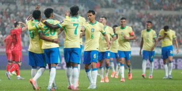 Brasil goleia Coreia do Sul por 5 a 0 e mostra evolução com Ancelotti