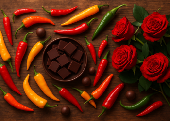 Pimenta, chocolate e uma rosa – Por Alexandre Lucas
