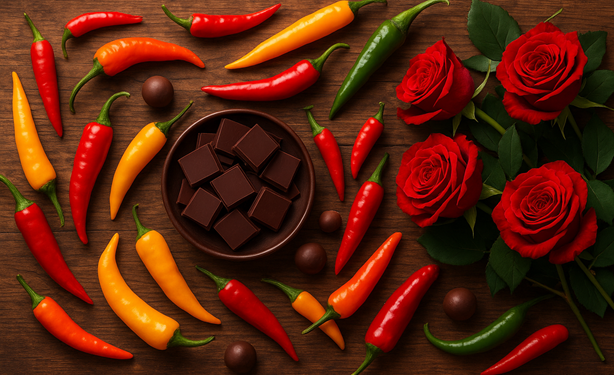 Pimenta, chocolate e uma rosa – Por Alexandre Lucas