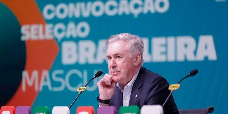 Ancelotti convoca seleção brasileira para últimos amistosos de 2025; Luciano Juba é novidade