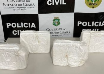 Jovem é presa em Nova Olinda transportando quase 4 kg de cocaína com bebê no carro