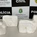 Jovem é presa em Nova Olinda transportando quase 4 kg de cocaína com bebê no carro