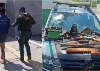 Polícia fecha oficina clandestina de armas e prende suspeito em Barbalha
