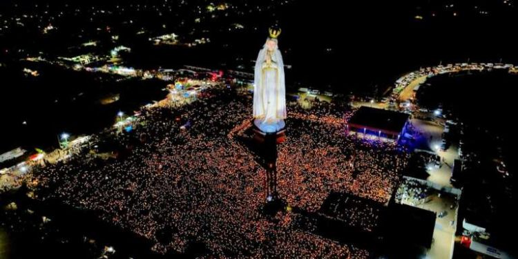Crato inaugura a maior estátua de Nossa Senhora de Fátima do mundo
