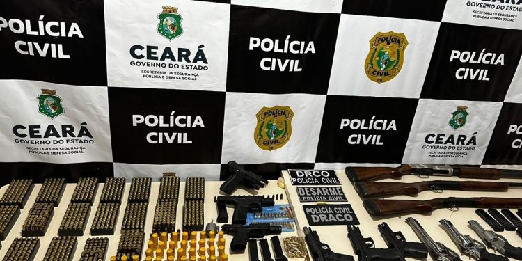 Operação resulta em prisões de CACs e apreensão de arsenal no Cariri