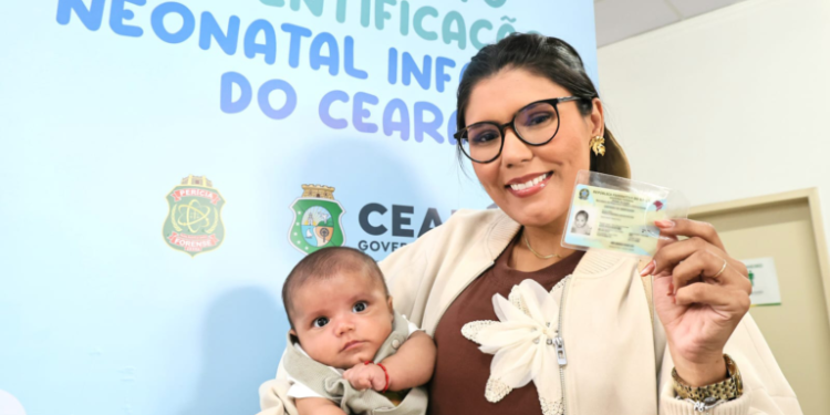 Ceará inicia emissão da Carteira de Identidade Nacional para crianças de 0 a 6 anos