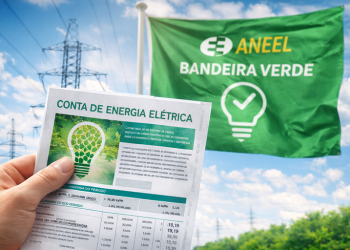 Bandeira tarifária na conta de luz permanece verde em fevereiro, anuncia Aneel