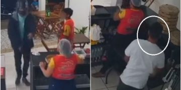 Homem foi morto por atirador enquanto trabalhava em lanchonete no Crato (Foto: Reprodução)