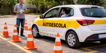 Baliza deixa de ser exigida no exame prático a partir de segunda (9) no Ceará (Imagem gerada por IA)