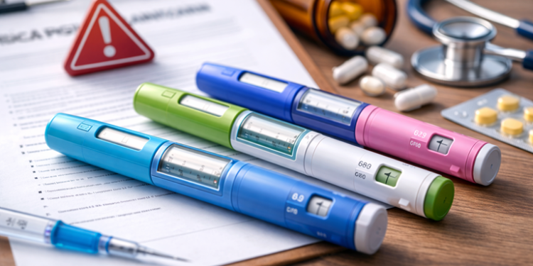 Anvisa registra seis mortes suspeitas e casos de pancreatite associados ao uso de canetas emagrecedoras no Brasil